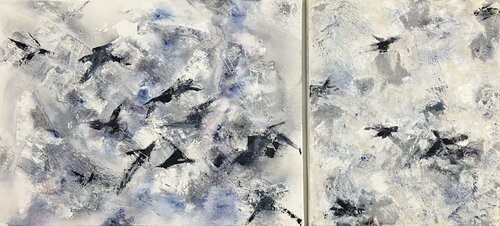 In der Luft by Annette Gesine Rathjen, Painting for Sale on Select