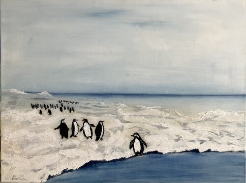Im Gespräch by Annette Gesine Rathjen, Painting for Sale on Select