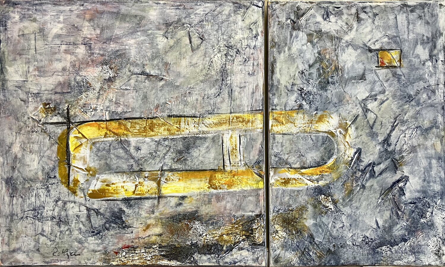 Verbunden 1.2 Annette Gesine Rathjen Original painting for sale
