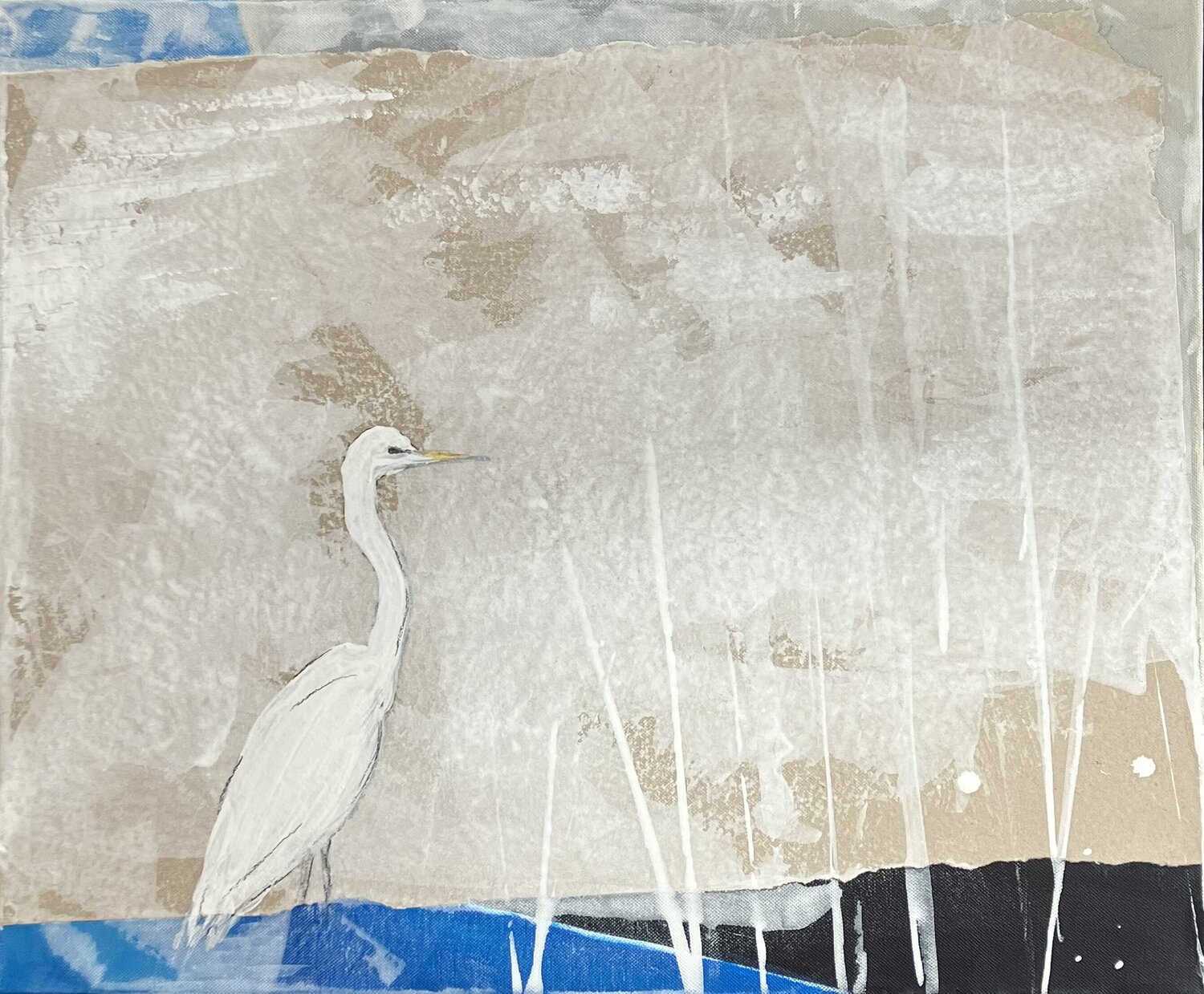 Kranich Annette Gesine Rathjen Original painting for sale