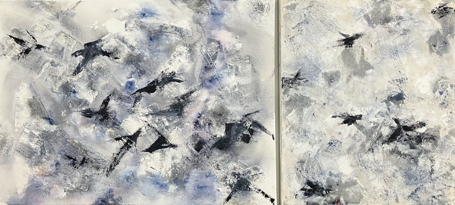 In der Luft Annette Gesine Rathjen Original painting for sale