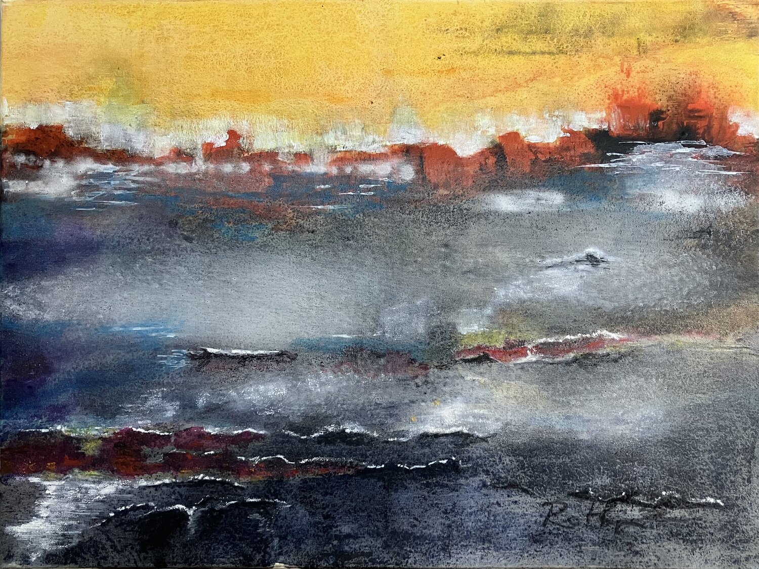 Utopia? Annette Gesine Rathjen Original painting for sale