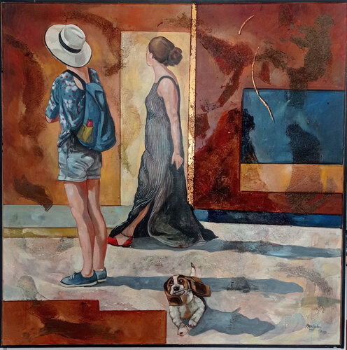 Turiste by Mara Isolani, Painting for Sale on Select
