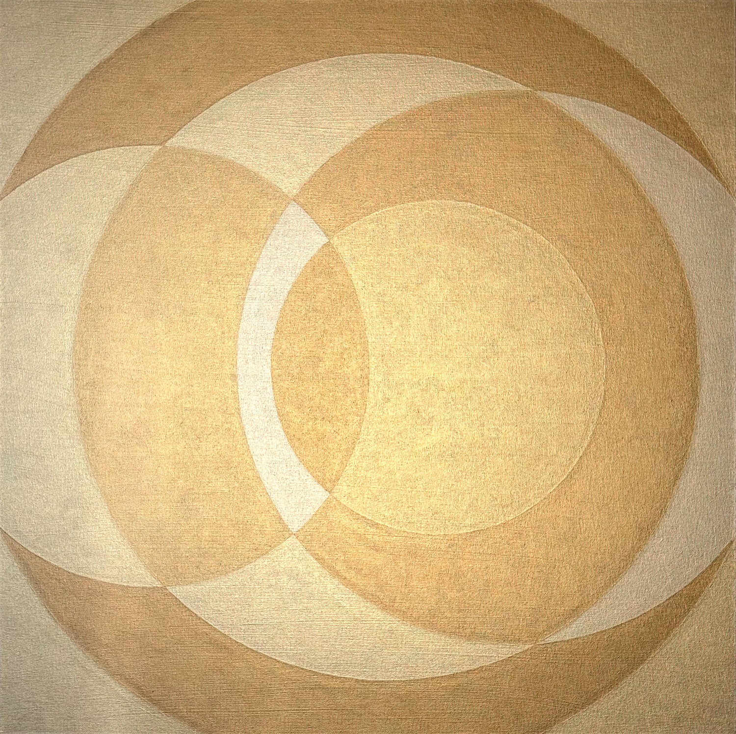Total Gold Laura Rota Original painting for sale