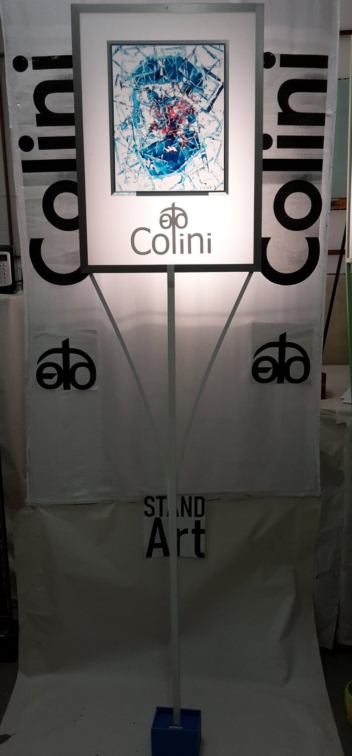 STAND Art Objekt: " Blaues Blut " eto Colini Original painting for sale
