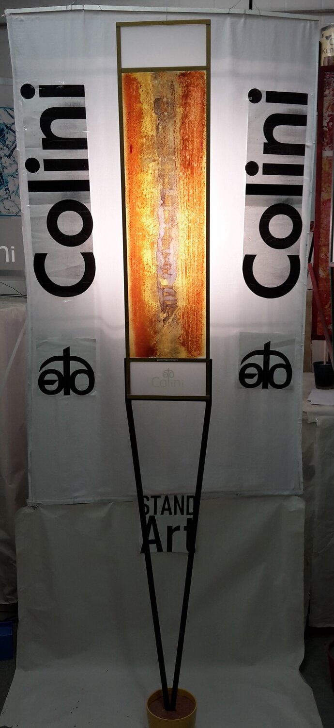 Stand Art : "Schlammspur " eto Colini Original painting for sale