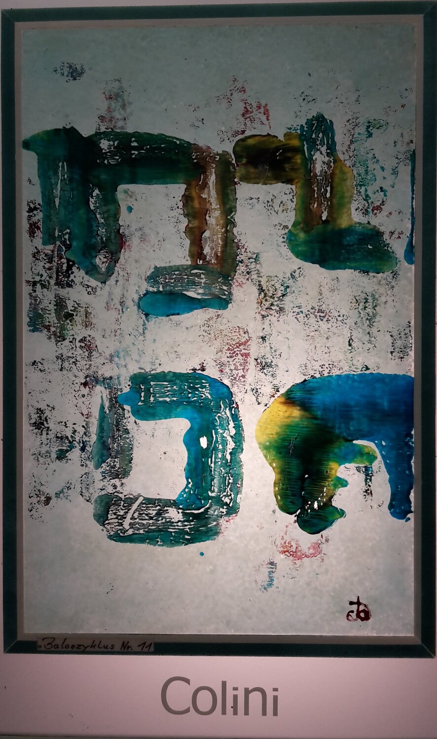 "Balonzyklus Nr. 11 eto Colini Original painting for sale