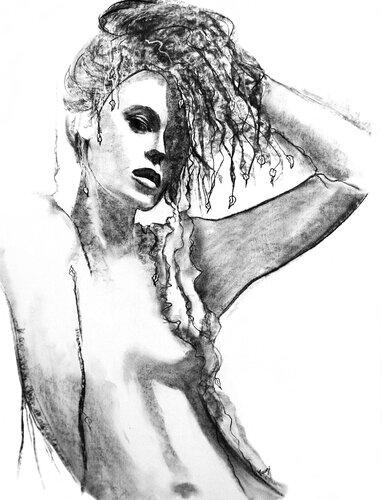 REBECCA by Marlène REGAZZONI, Drawing for Sale on Select