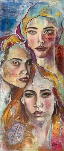 L'AGE SAGE by Marlène REGAZZONI, Painting for Sale on Select