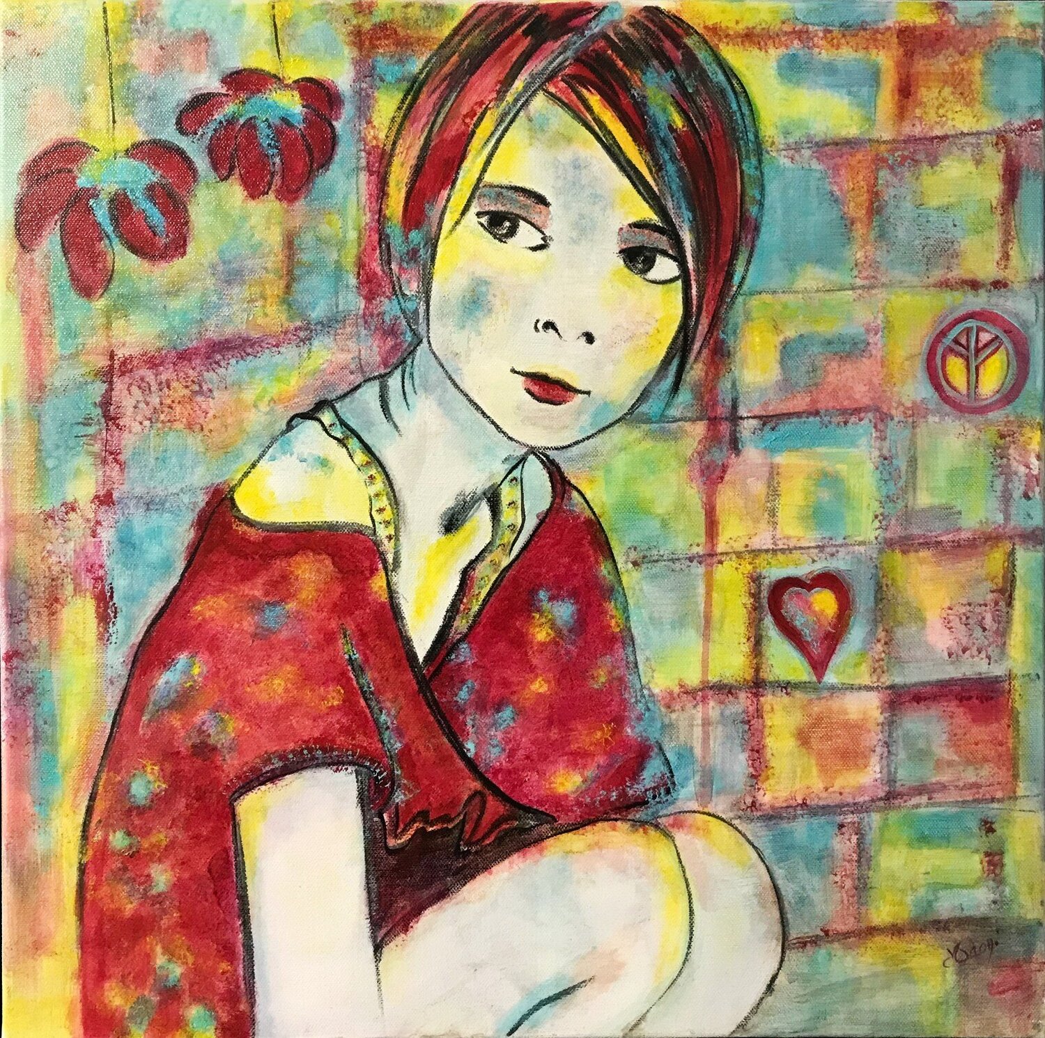 LIAO Marlène REGAZZONI Original painting for sale