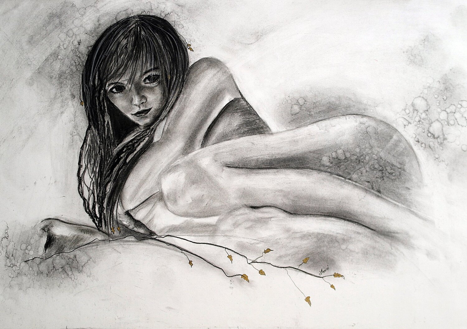 LES CACHOTTERIES D'EMMA Marlène REGAZZONI Drawing for sale