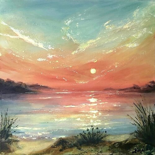 Soirée d'été by Olena Noizet, Painting for Sale on Select