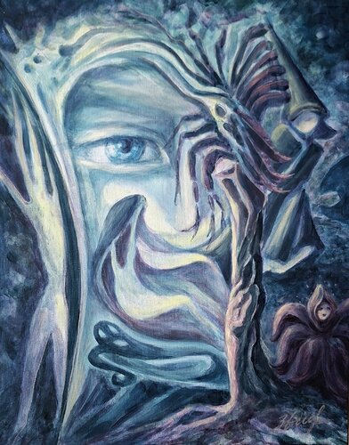 Le Mystère by Olena Noizet, Painting for Sale on Select