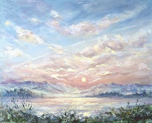 Le matin by Olena Noizet, Painting for Sale on Select