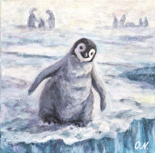 La Curiosité by Olena Noizet, Painting for Sale on Select