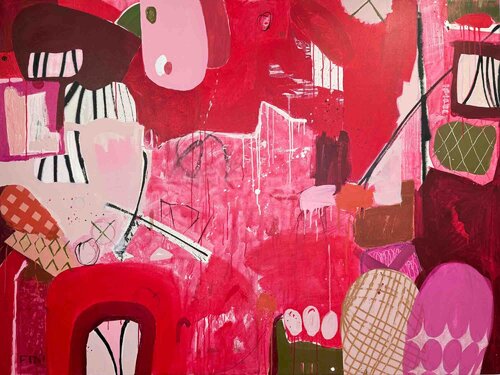 Miss Scarlett by Sarah Finucane, Painting for Sale on Select