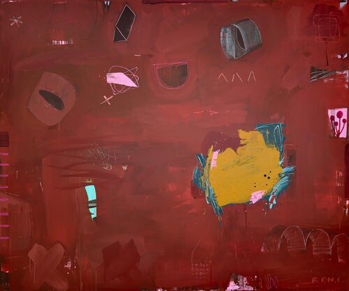 Campfire by Sarah Finucane, Painting for Sale on Select