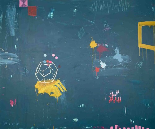 Math & The Cosmos by Sarah Finucane, Painting for Sale on Select