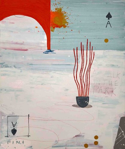 Parkinson's Law by Sarah Finucane, Painting for Sale on Select