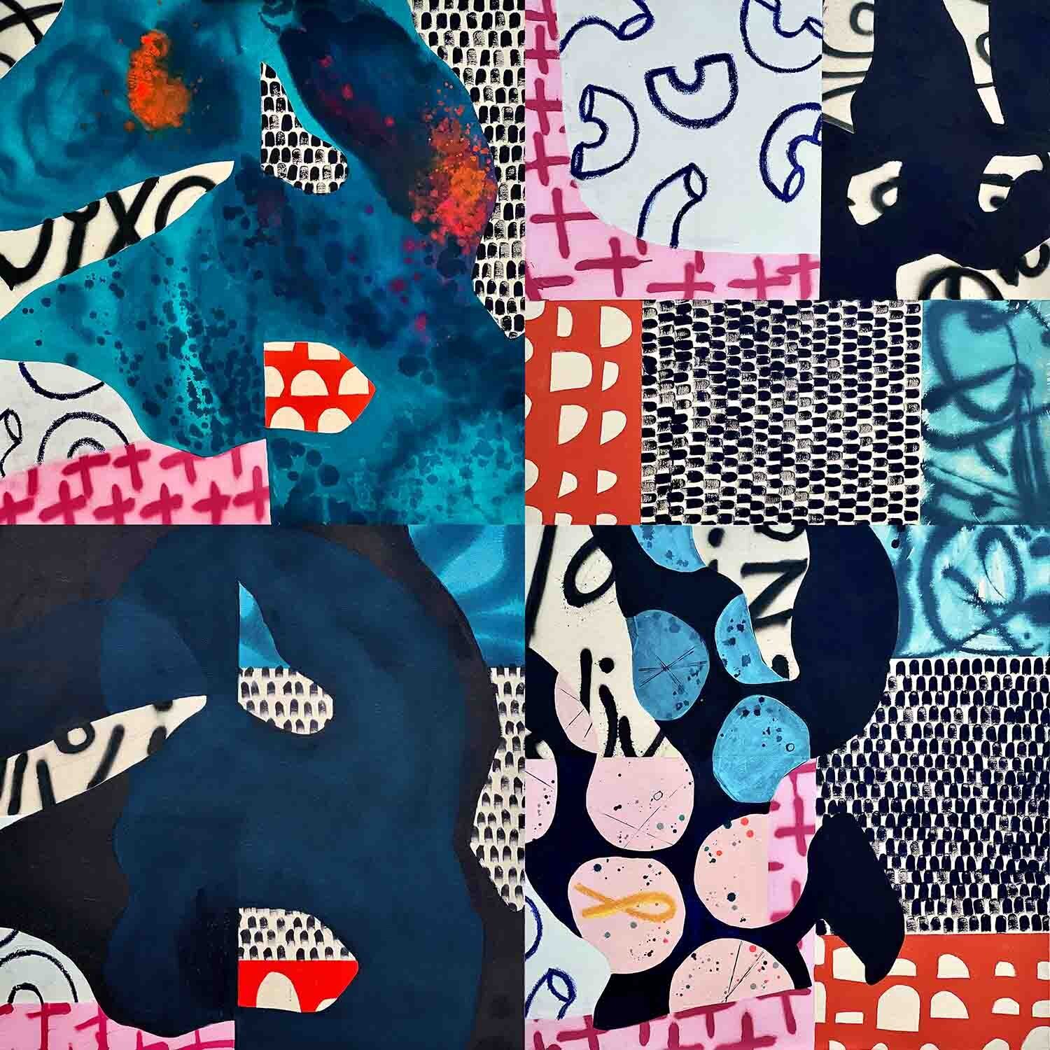Tetris Sarah Finucane Original painting for sale