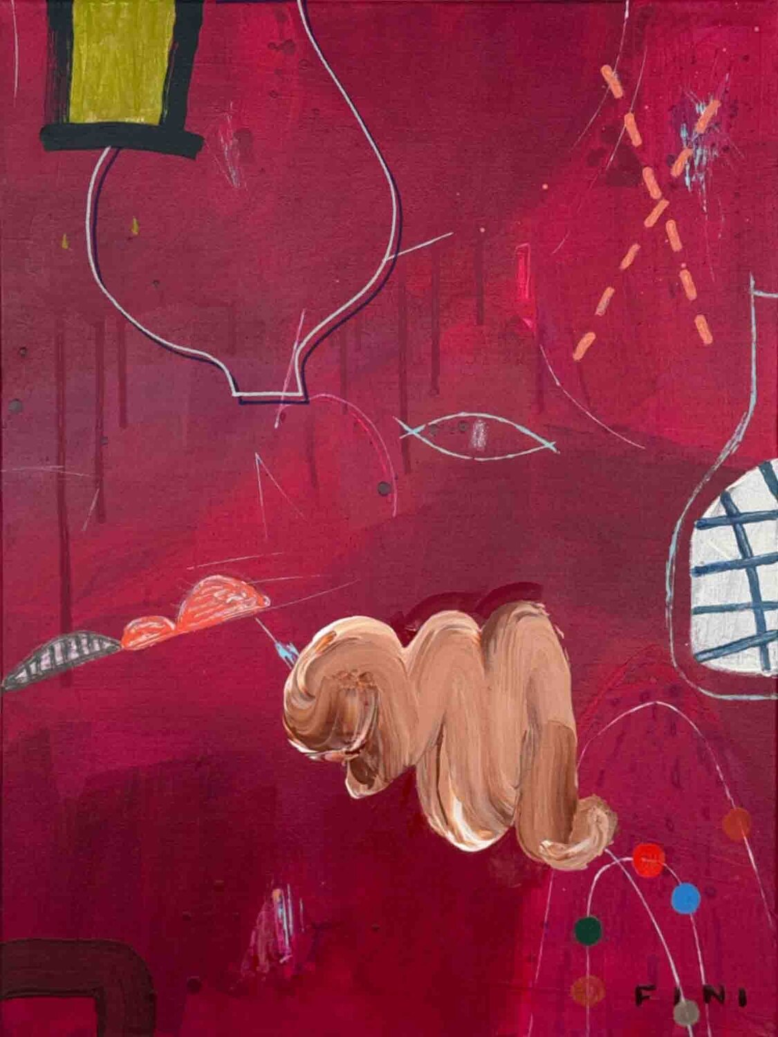 Cherry Blossom Girl Sarah Finucane Original painting for sale