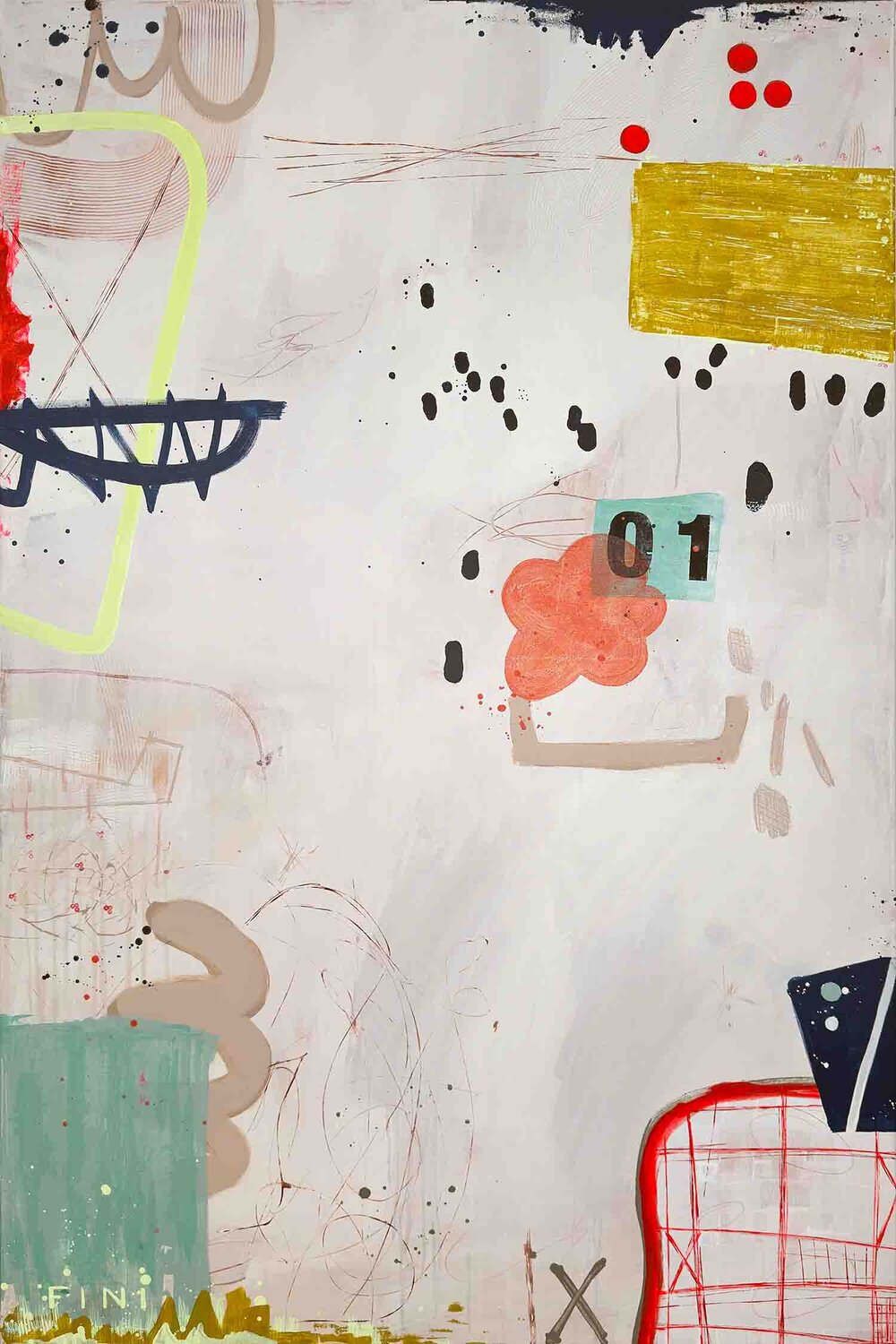 Wild Life Sarah Finucane Original painting for sale