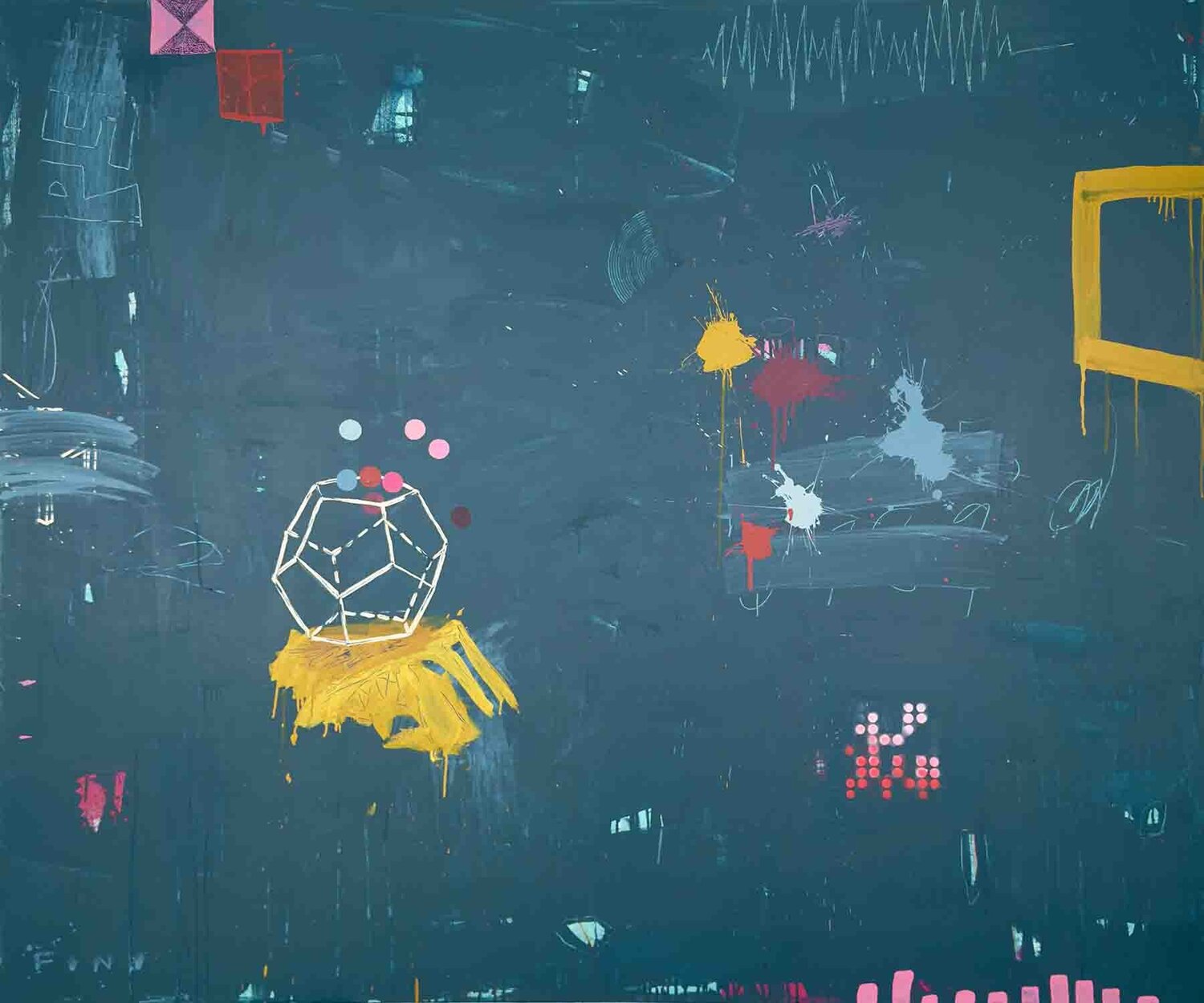 Math & The Cosmos Sarah Finucane Original painting for sale