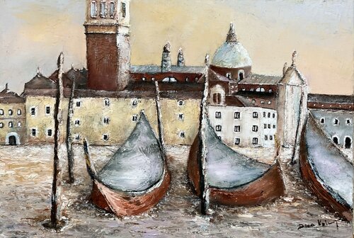 Venezia by Dora Kalinova, Painting for Sale on Select