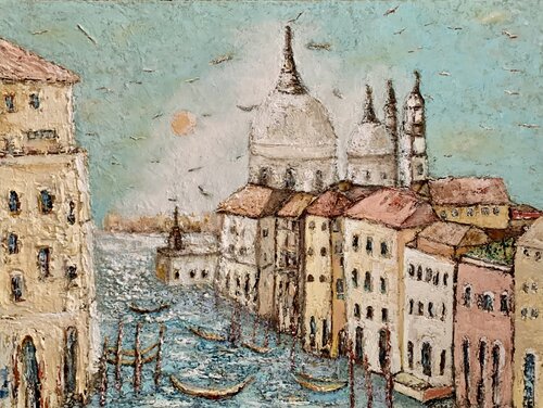 Il Canal Grande di Venezia by Dora Kalinova, Painting for Sale on Select