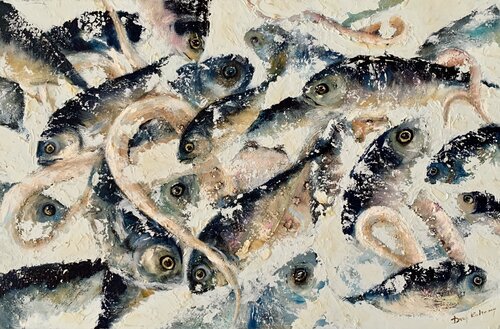 Acqua Dream by Dora Kalinova, Painting for Sale on Select