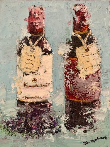 Wine Charms by Dora Kalinova, Painting for Sale on Select