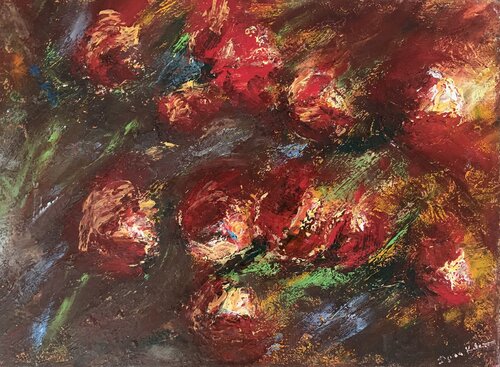 Tulipani in fiore by Dora Kalinova, Painting for Sale on Select