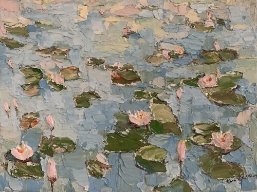 Ninfee by Dora Kalinova, Painting for Sale on Select