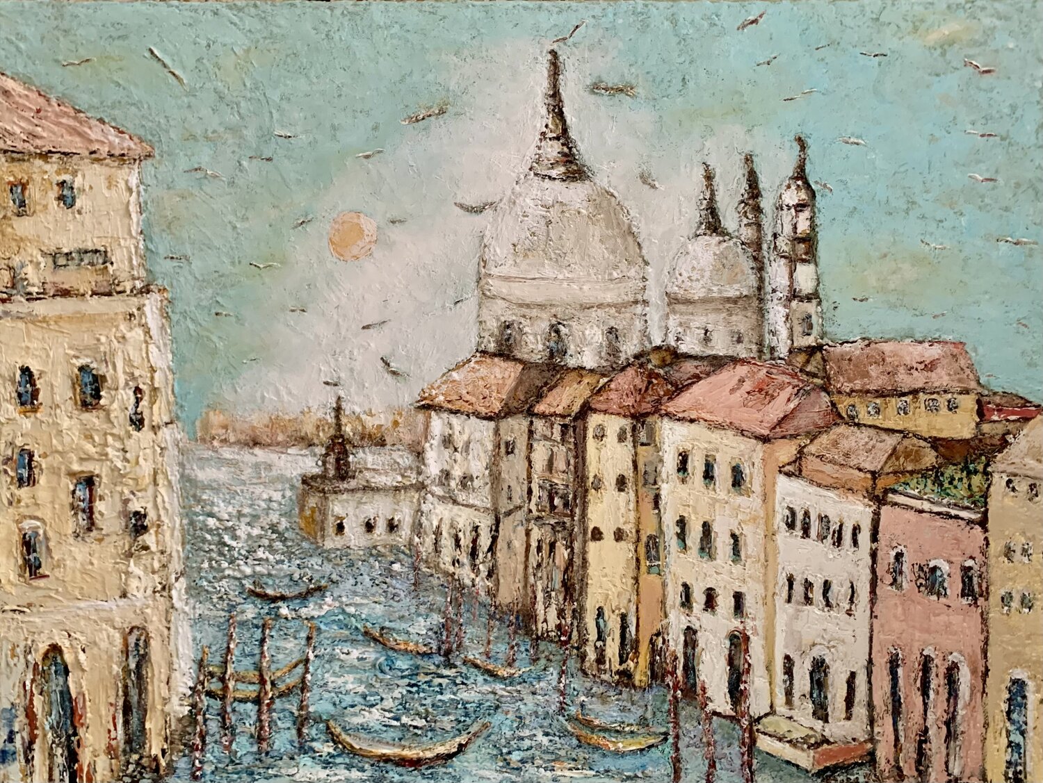 Il Canal Grande di Venezia Dora Kalinova Original painting for sale