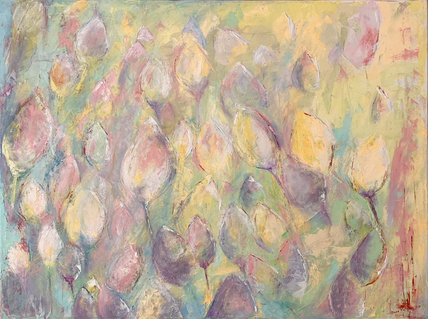 Petali di emozioni Dora Kalinova Original painting for sale