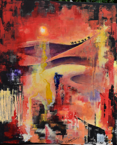 DESIERTO by Carmen Bofarull Bruno, Painting for Sale on Select