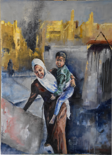 VICTIMAS INOCENTES by Carmen Bofarull Bruno, Painting for Sale on Select