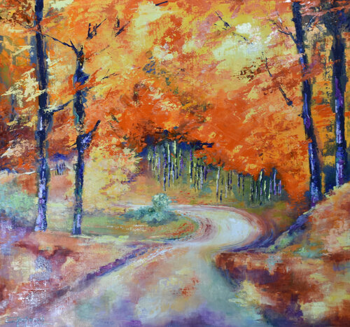 HAYEDO EN OTOÑO by Carmen Bofarull Bruno, Painting for Sale on Select