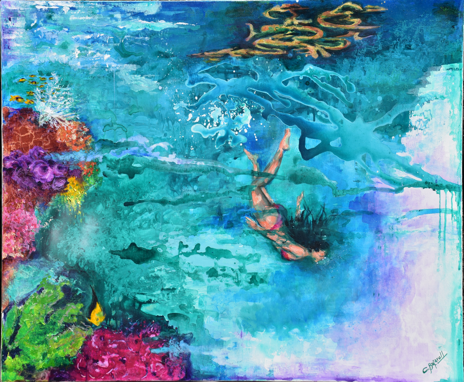 ARRECIFE Carmen Bofarull Bruno Original painting for sale