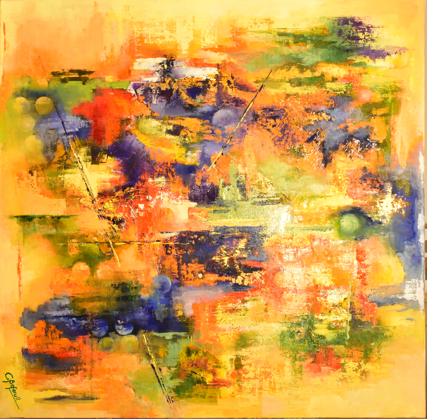 MIS LUNAS Carmen Bofarull Bruno Original painting for sale