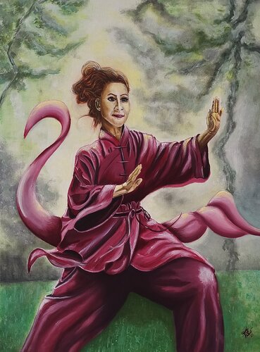 The Inner Flow by Elvira Wagner, Painting for Sale on Select