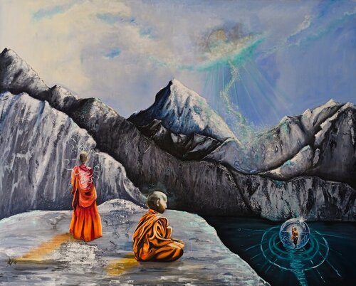 The Memory of  Light by Elvira Wagner, Painting for Sale on Select