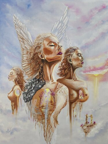 When the Soul Starts to Remember by Elvira Wagner, Painting for Sale on Select