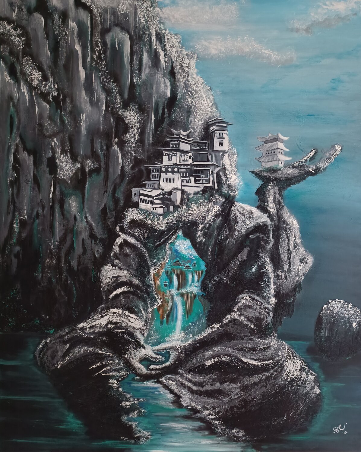 Shambala Elvira Wagner Original painting for sale