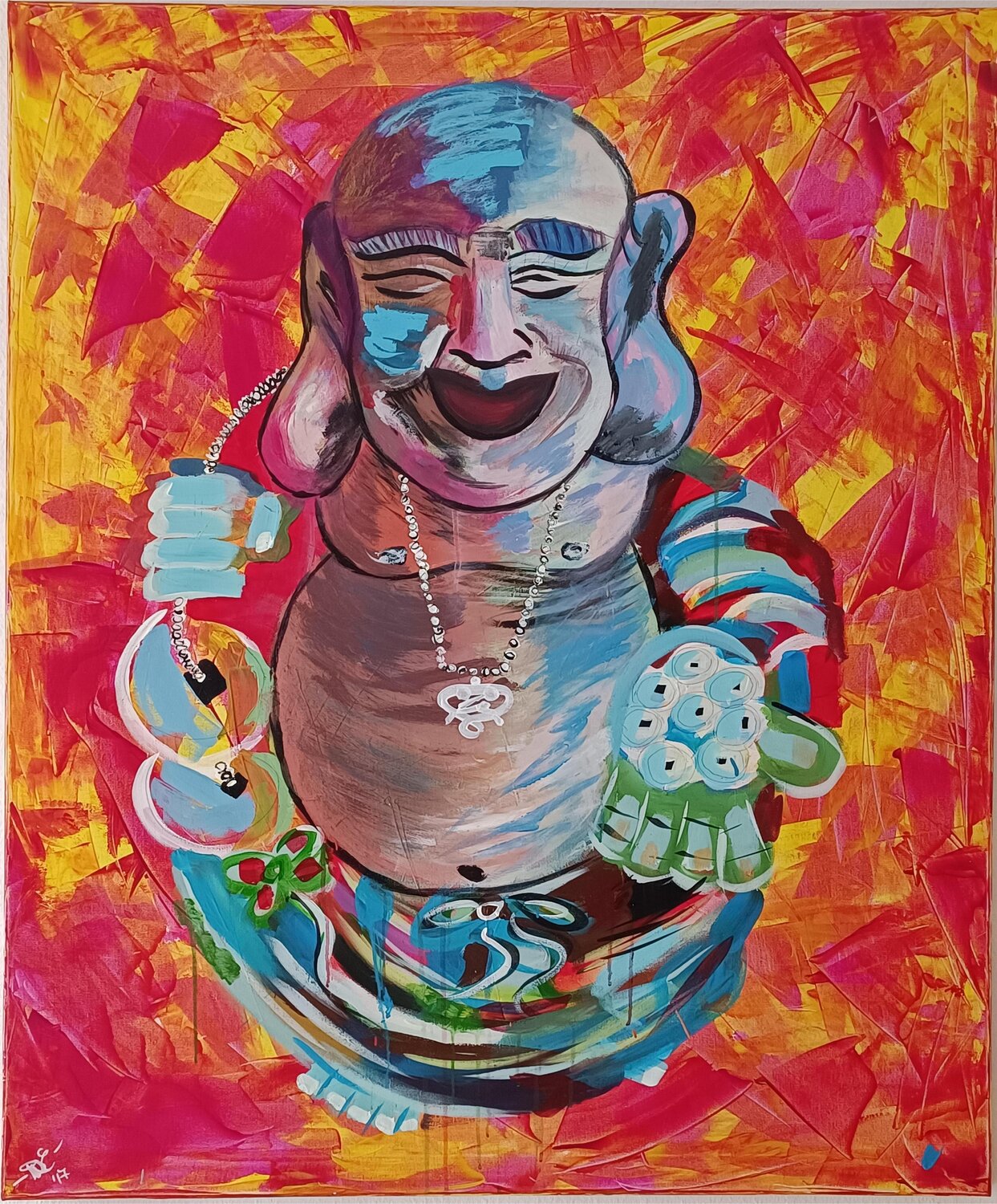 Buddha Elvira Wagner Original painting for sale