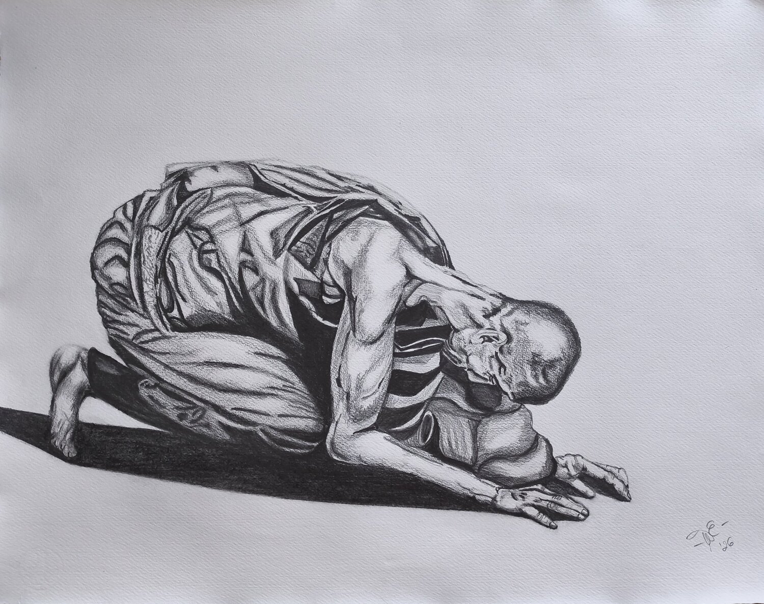 Bowing Elvira Wagner Drawing for sale