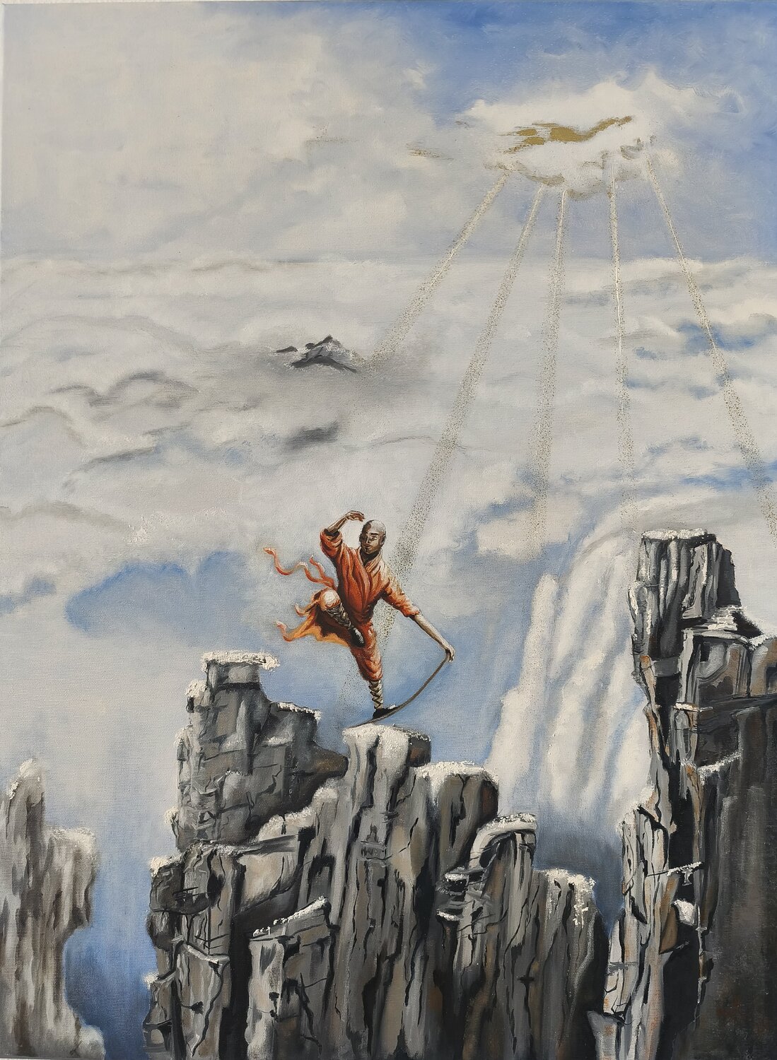The  Call of the Light Elvira Wagner Original painting for sale