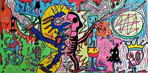 Aquarius Sacrifice by Mahrk Gotié, Painting for Sale on Select