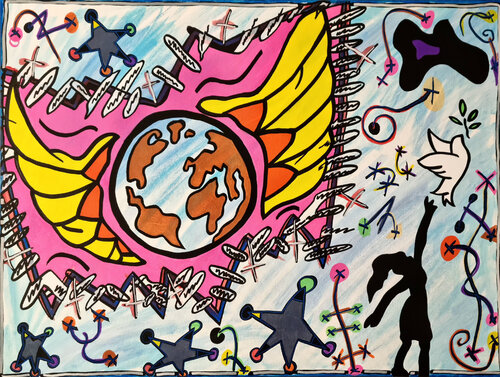 A Little Piece of Heaven by Mahrk Gotié, Painting for Sale on Select
