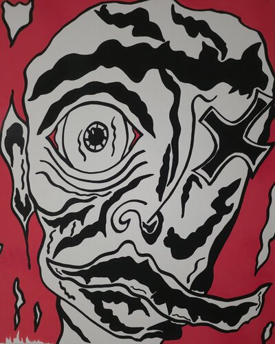Inhuman by Mahrk Gotié, Painting for Sale on Select